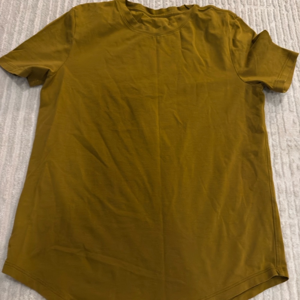 Lululemon Athletica Olive Green T-Shirt